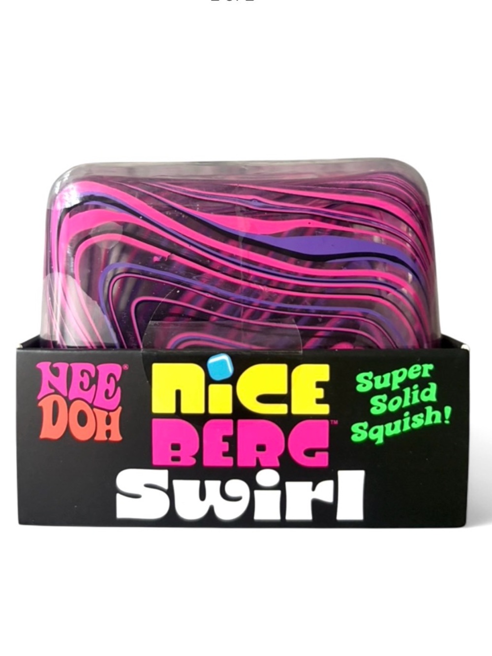 🔥 Nee Doh Nice Berg Swirl XL BRAND NEW RARE NeeDoh ‼️ Tik Tok Pink Purple Black
